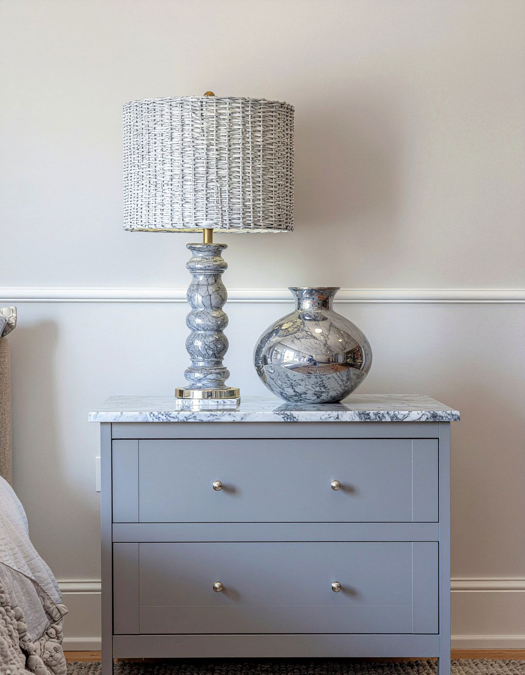 Gray Marble Decor - 30 cool gray bedroom ideas