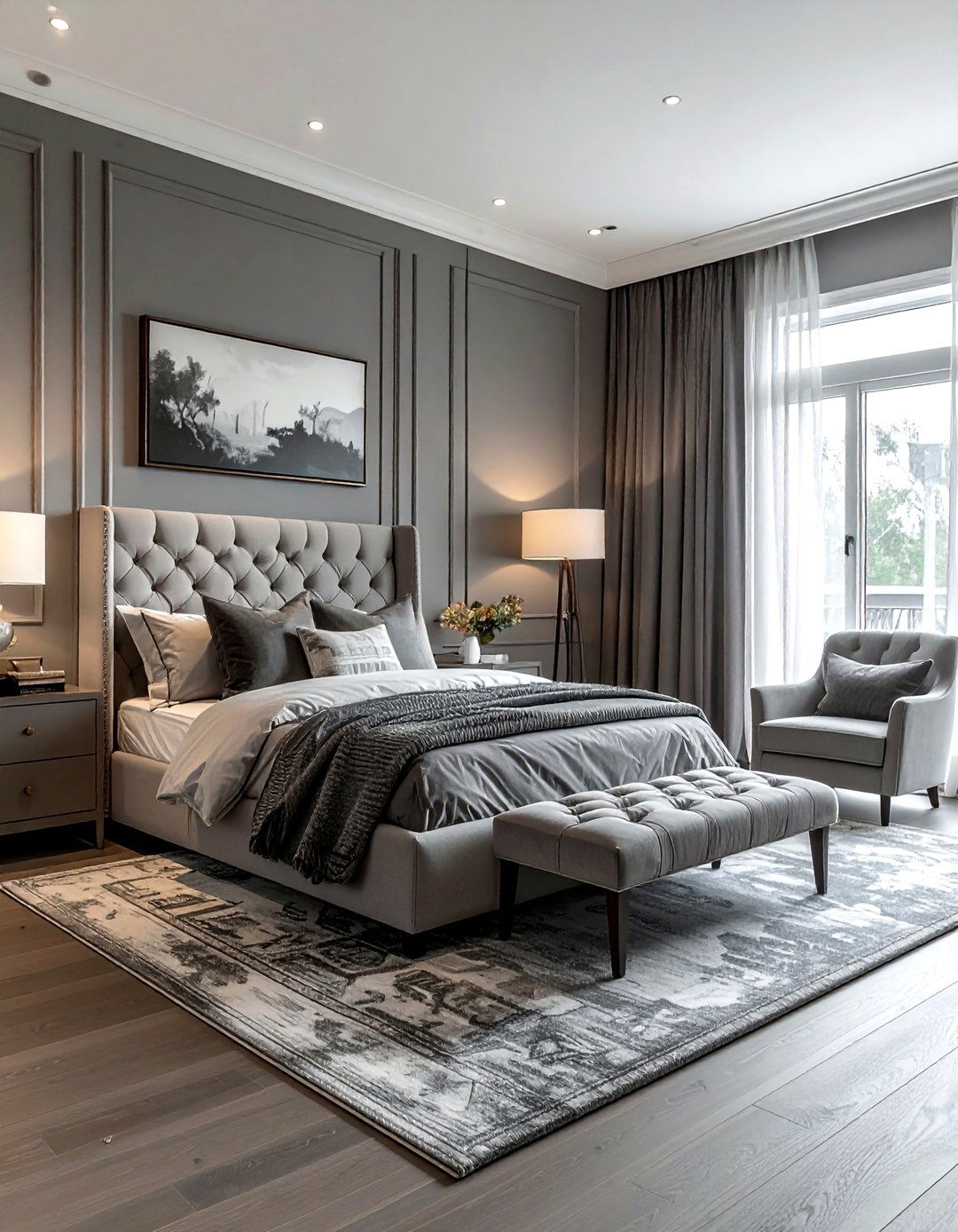 Gray Master Bedroom - 30 gray bedroom ideas