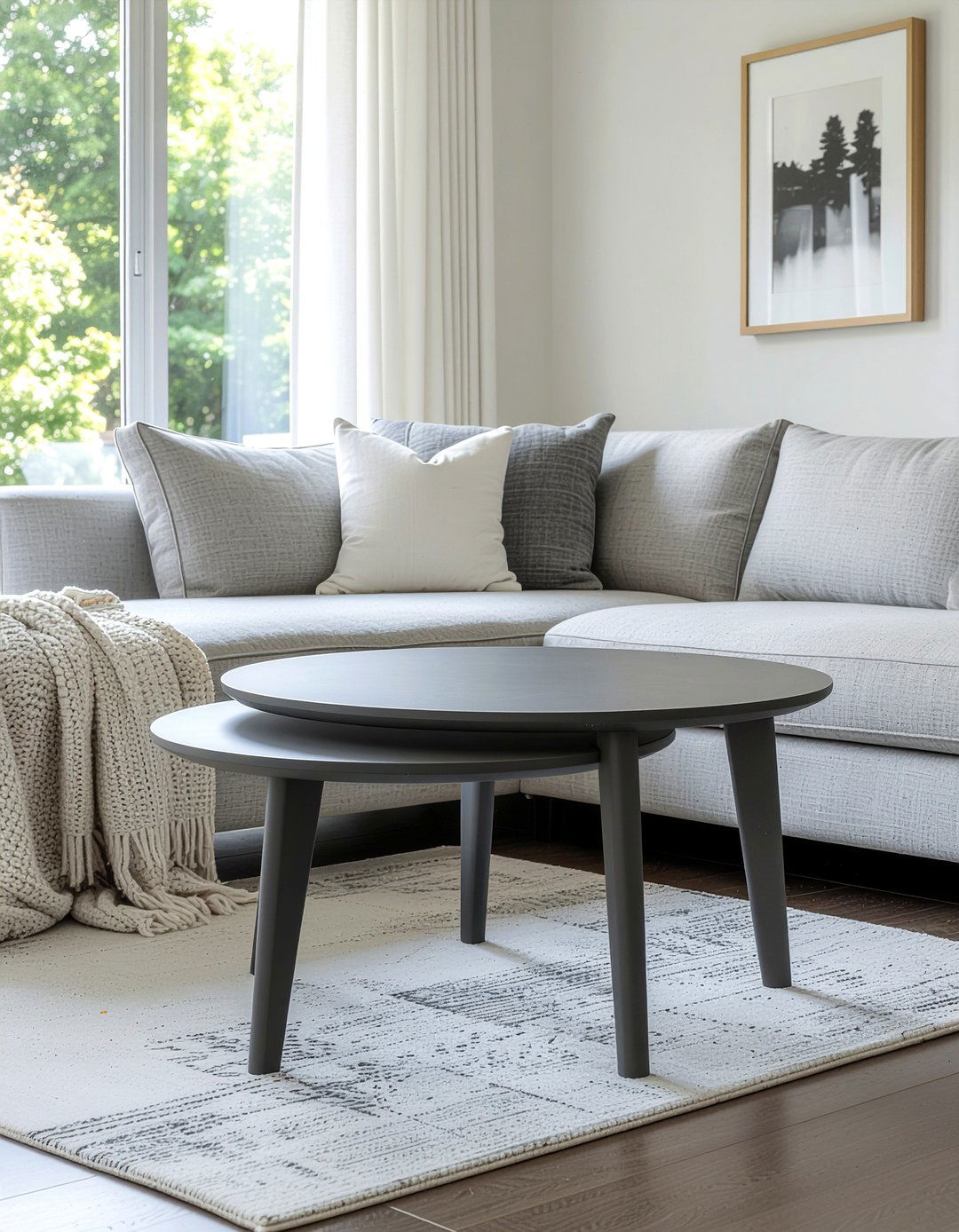 Gray Nesting Tables - 30 living room nesting tables