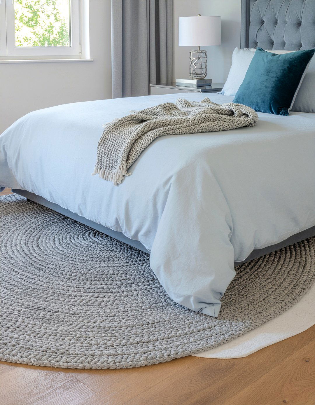 Gray Round Rug - 30 bedroom round rugs
