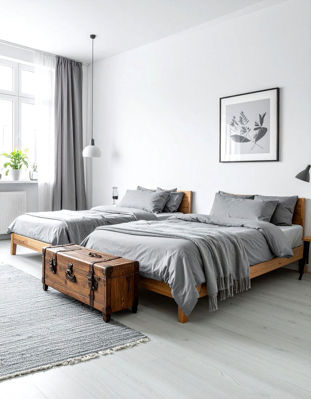 Gray Scandinavian Guest Bedroom - 30 scandinavian gray bedroom ideas