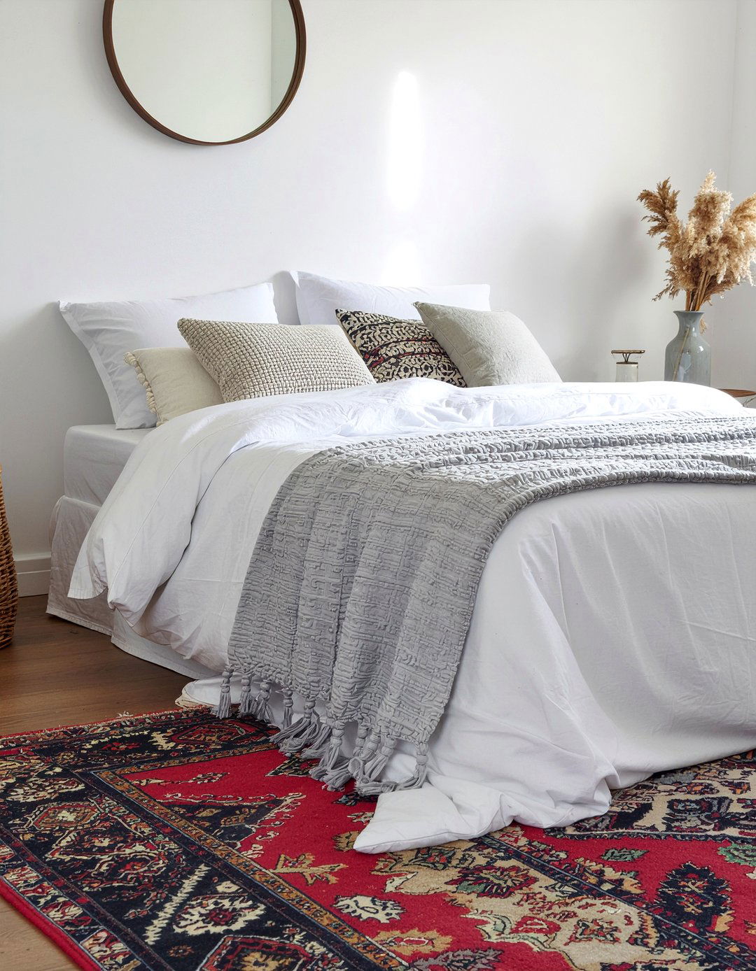 Gray Tassel Duvet Cover - 30 bedroom gray bedding ideas