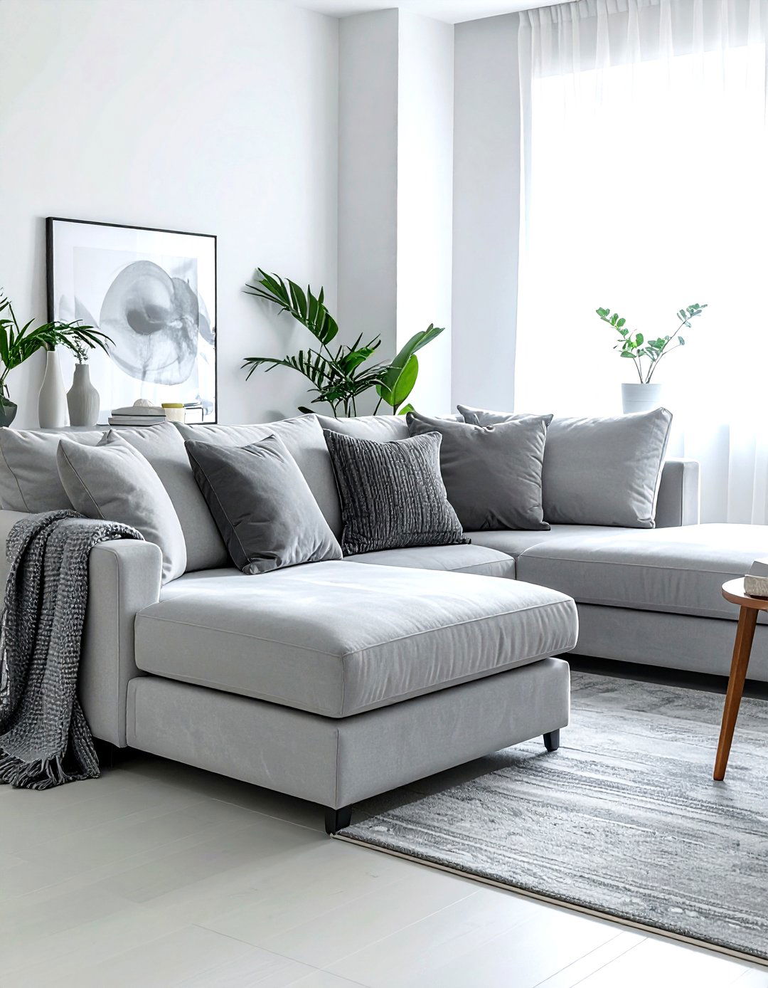 Gray Throw Pillows - 30 gray living room accessories ideas