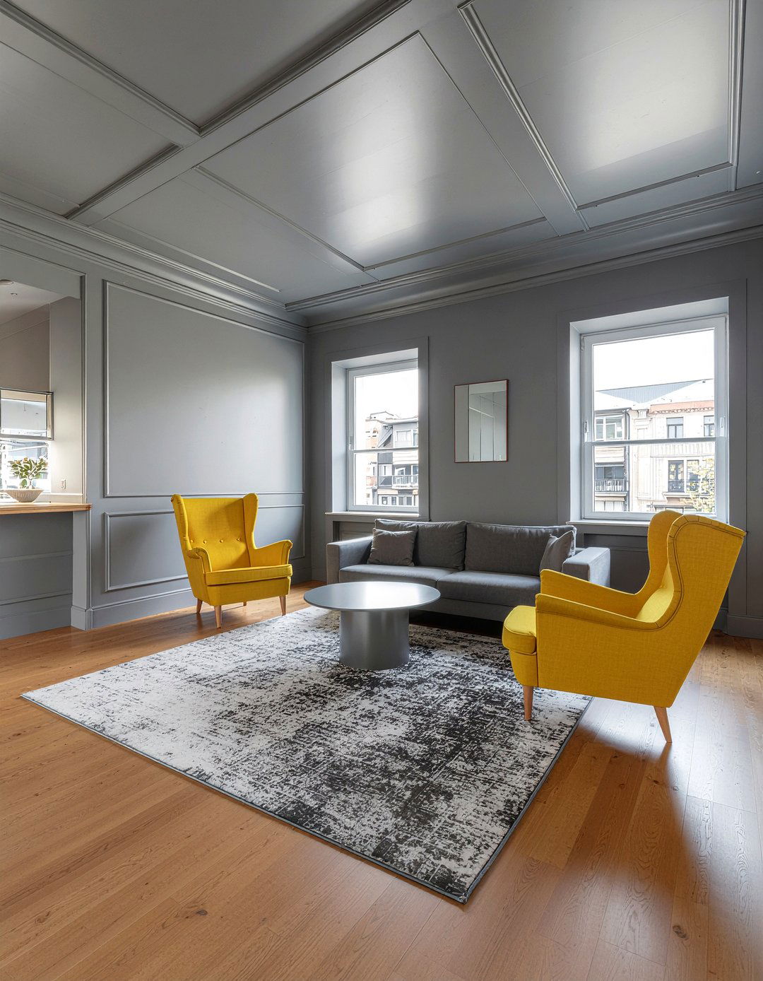 Gray Tin Ceiling Panels - 30 living room pressed metal ceiling ideas