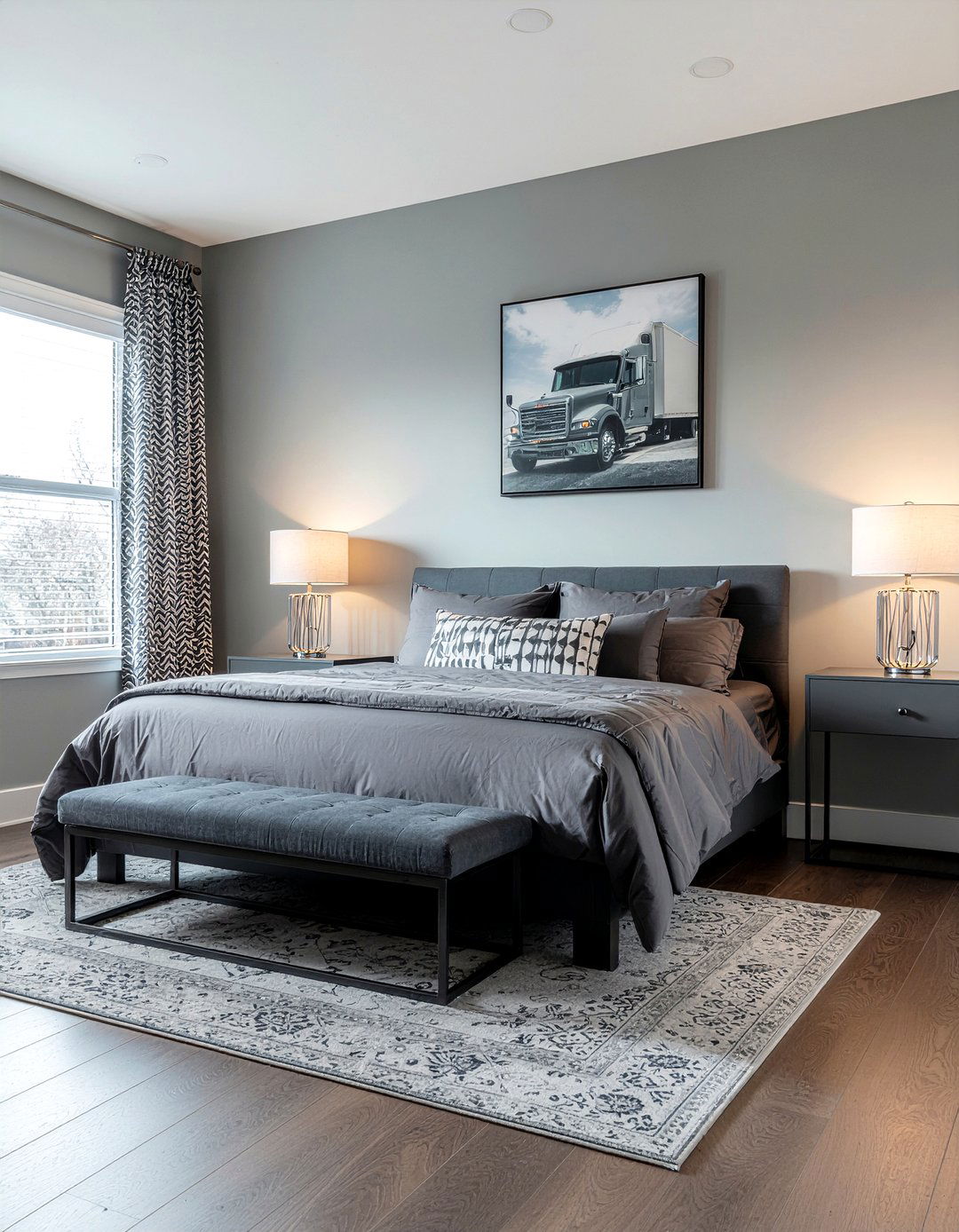 Gray Truck Bedroom - 30 truck bedroom ideas