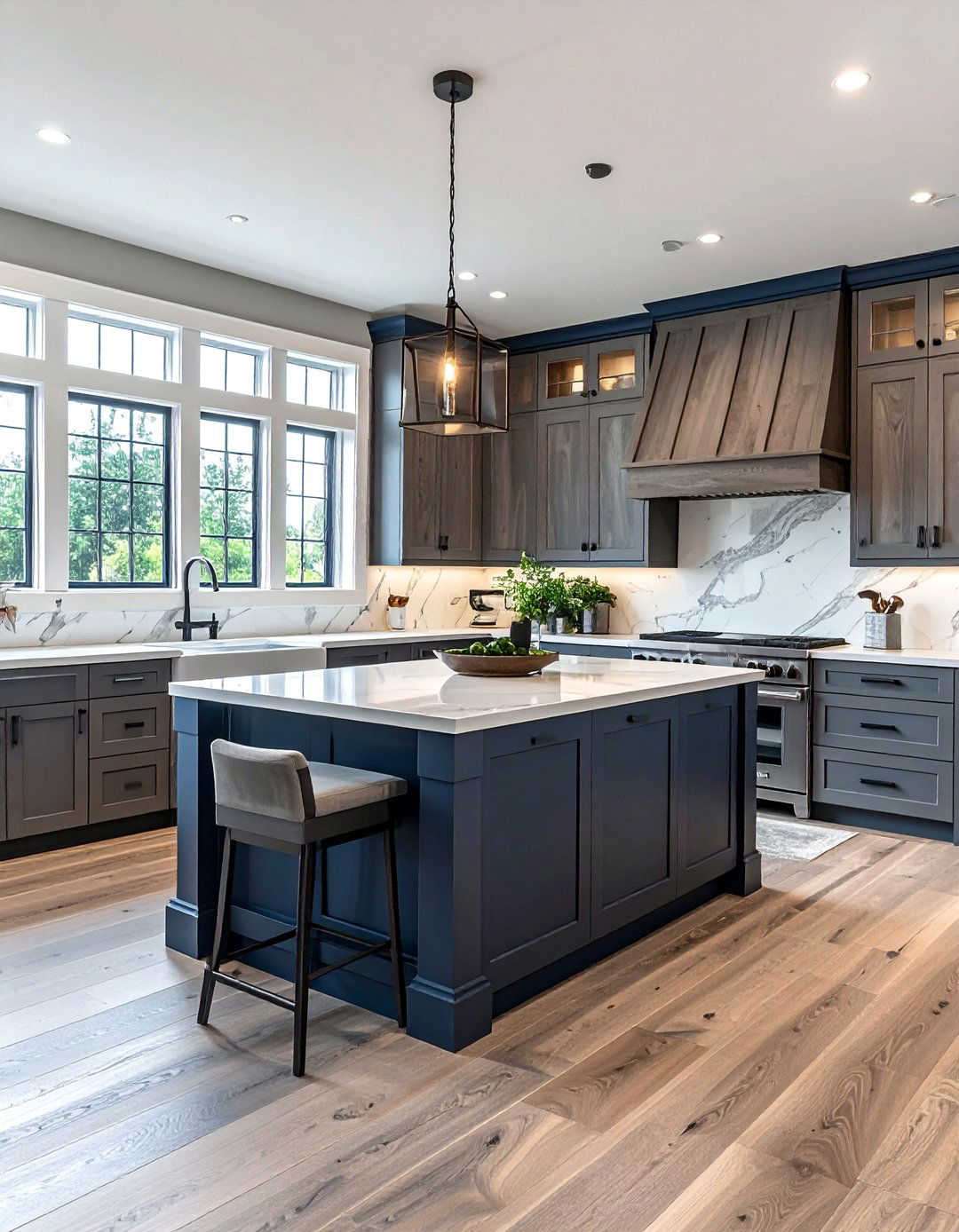 Gray Wood Kitchen - 30 wood tone kitchen ideas