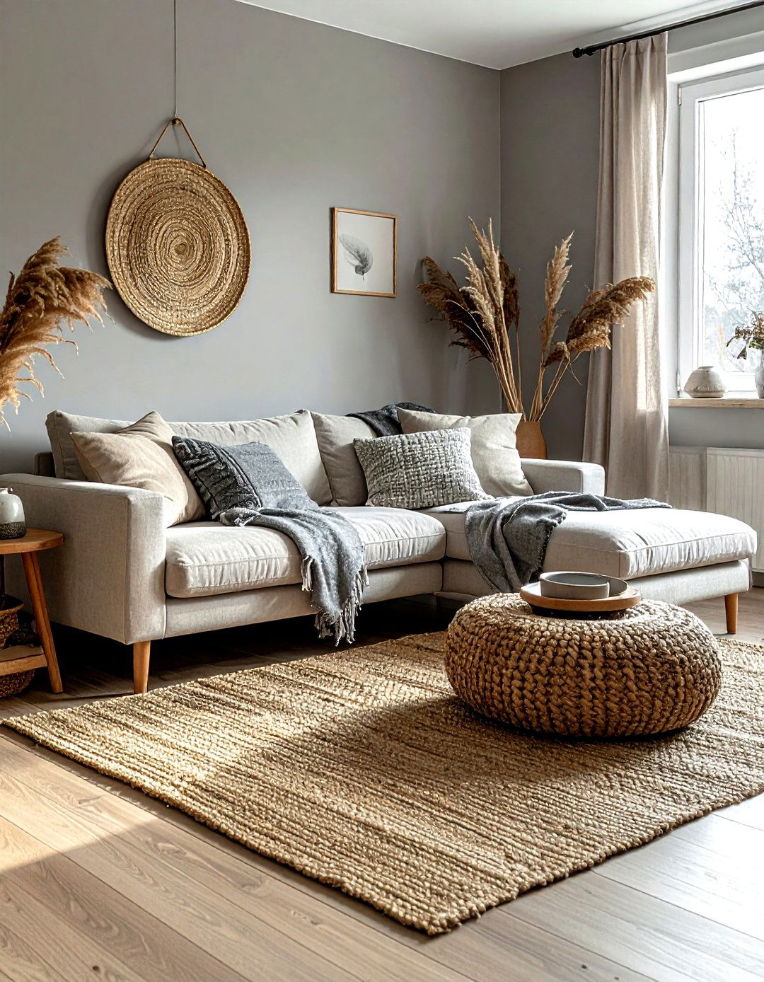 Gray and beige living room - 30 modern gray living room ideas