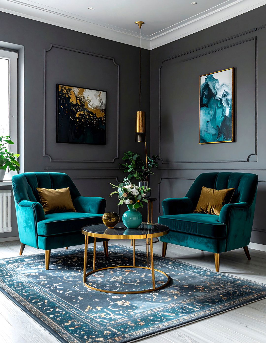 Gray and teal living room - 30 contemporary gray living room ideas