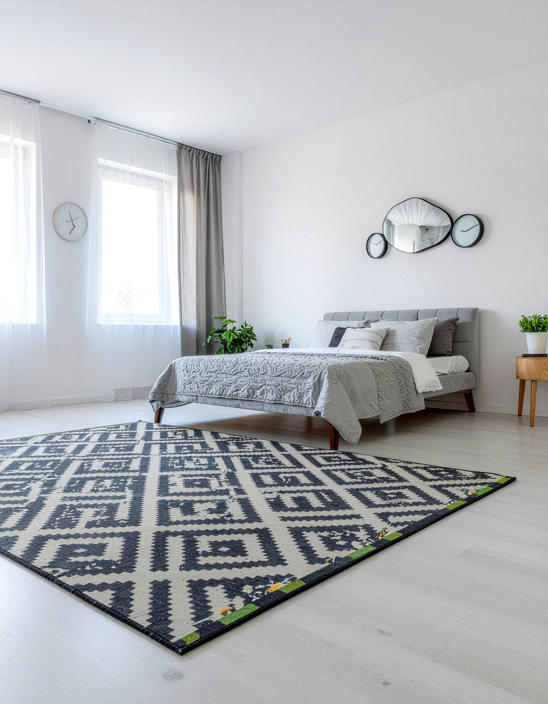 Gray and white bedroom - 30 gender neutral bedroom ideas