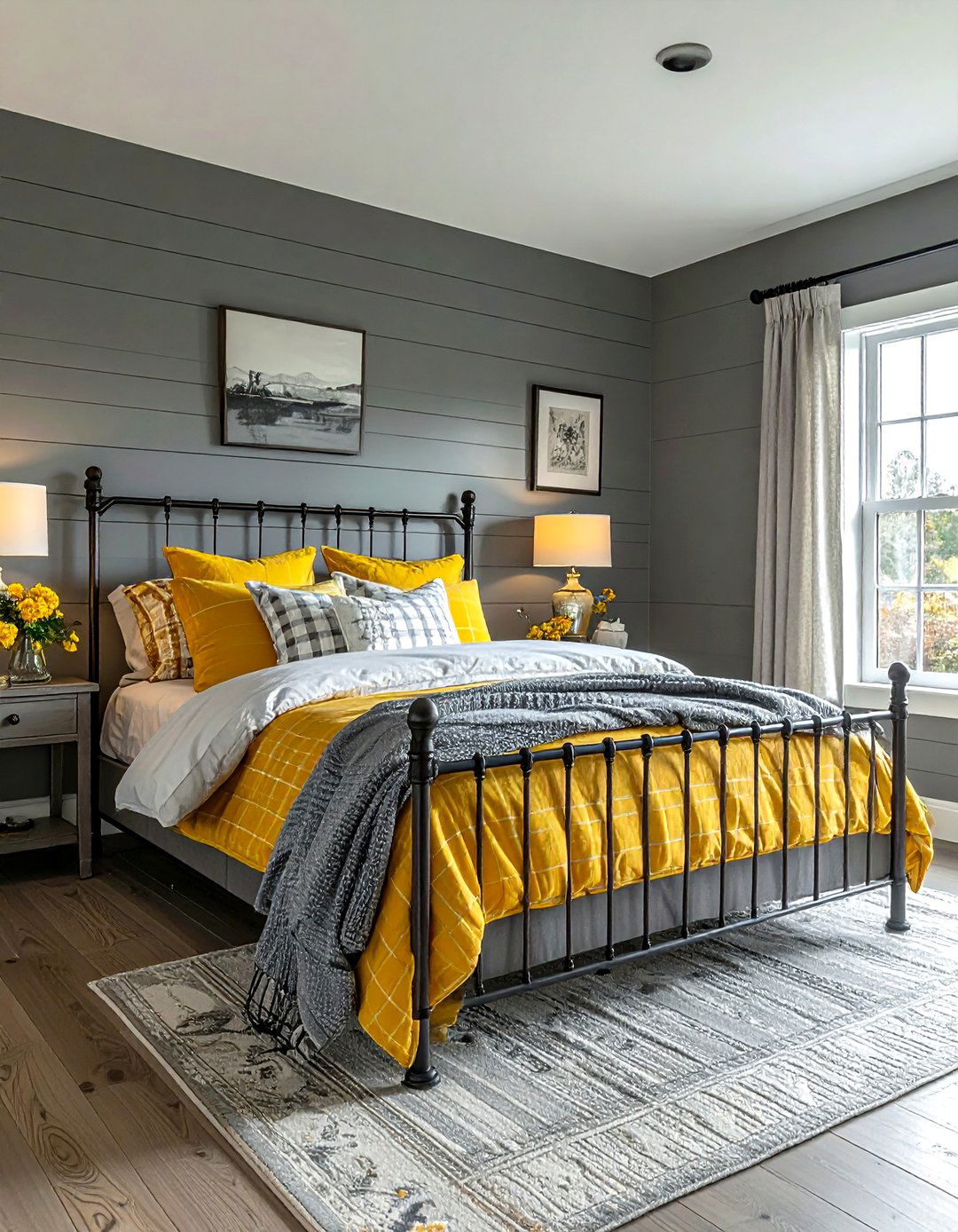 30 Gray and Yellow Bedroom Ideas for a Cozy Retreat