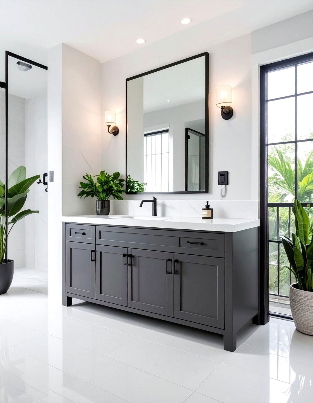 Gray bathroom vanity cabinet - 30 bathroom vanity cabinet ideas