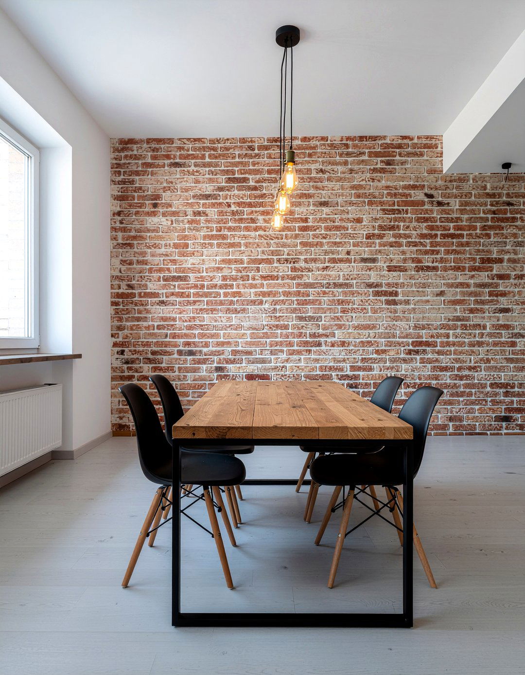 Gray brick dining room - 30 gray dining room ideas