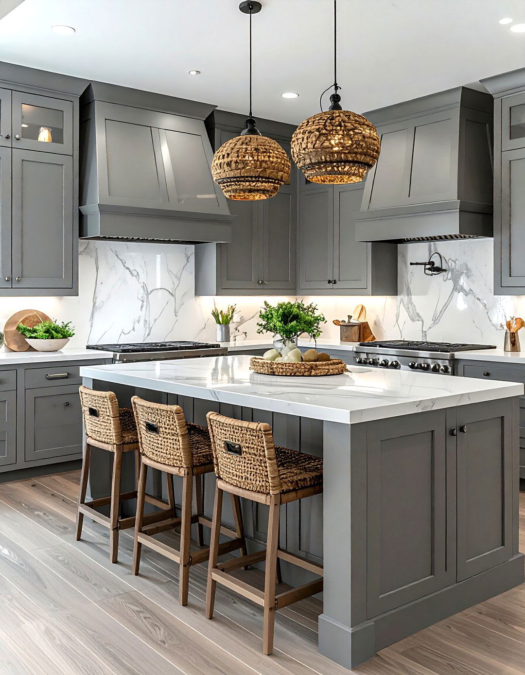 Gray coastal kitchen - 30 coastal kitchen ideas