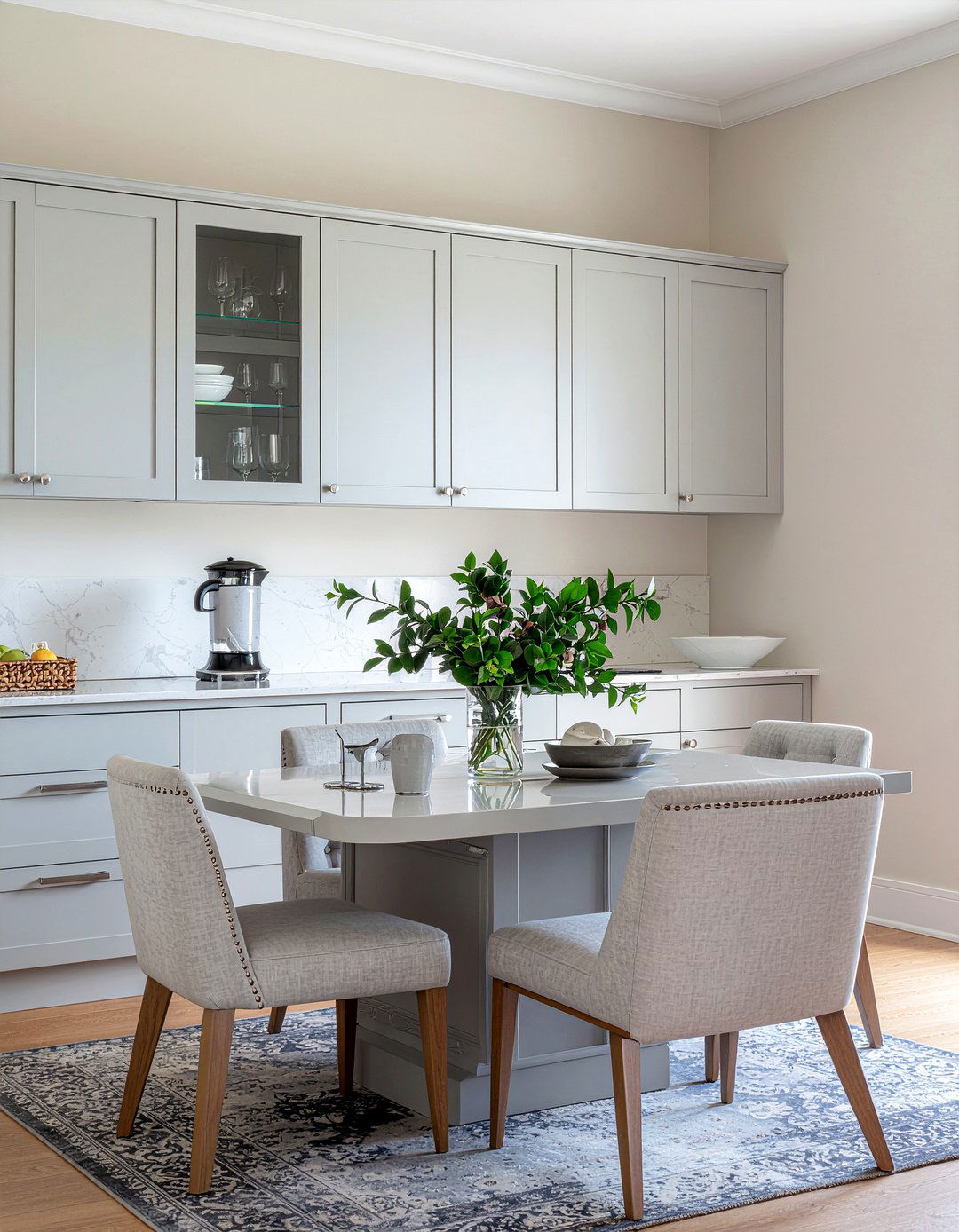 Gray dining room cabinetry - 30 dining room built-in cabinet ideas