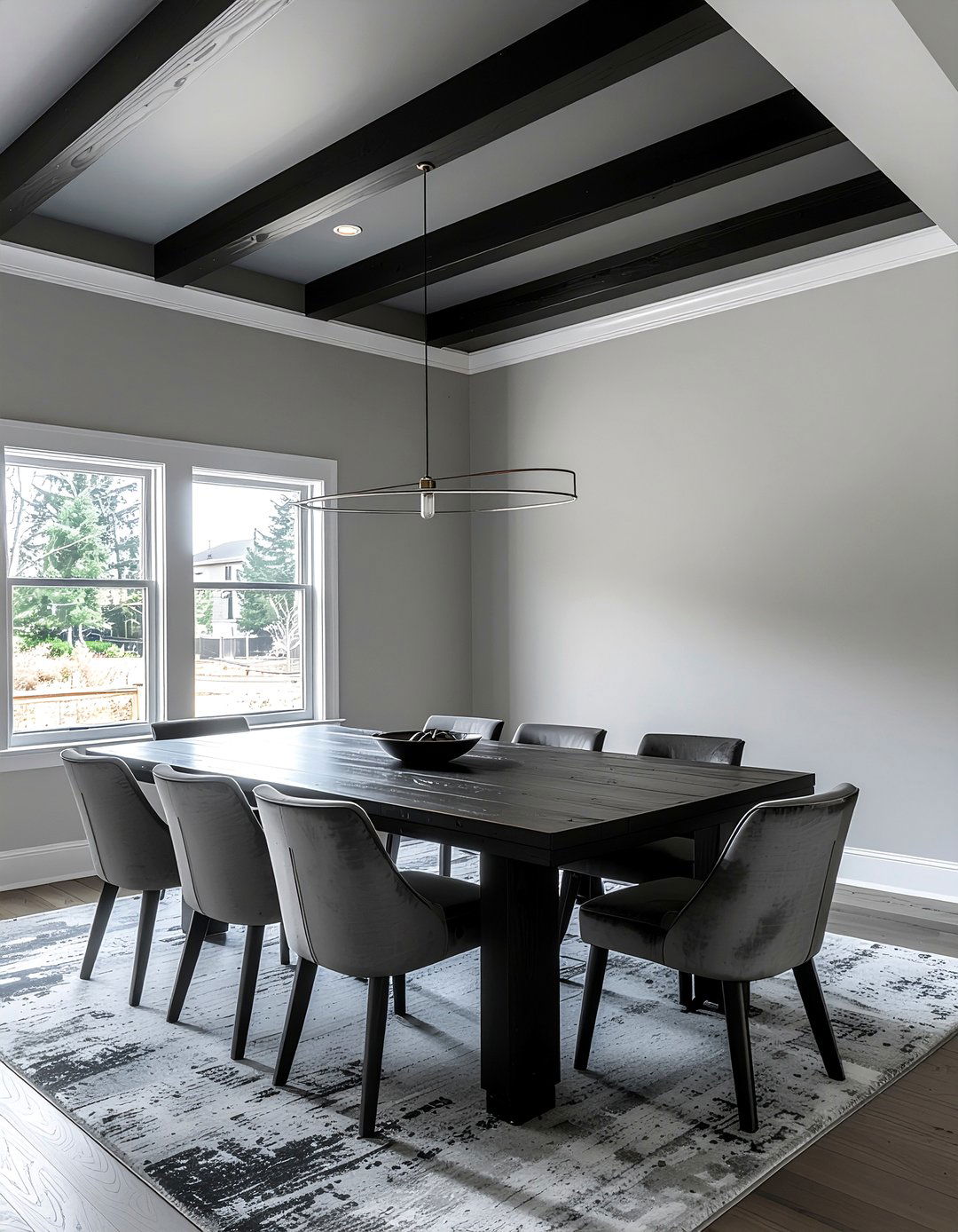 Gray dining room vaulted ceiling - 30 dining room vaulted ceiling ideas