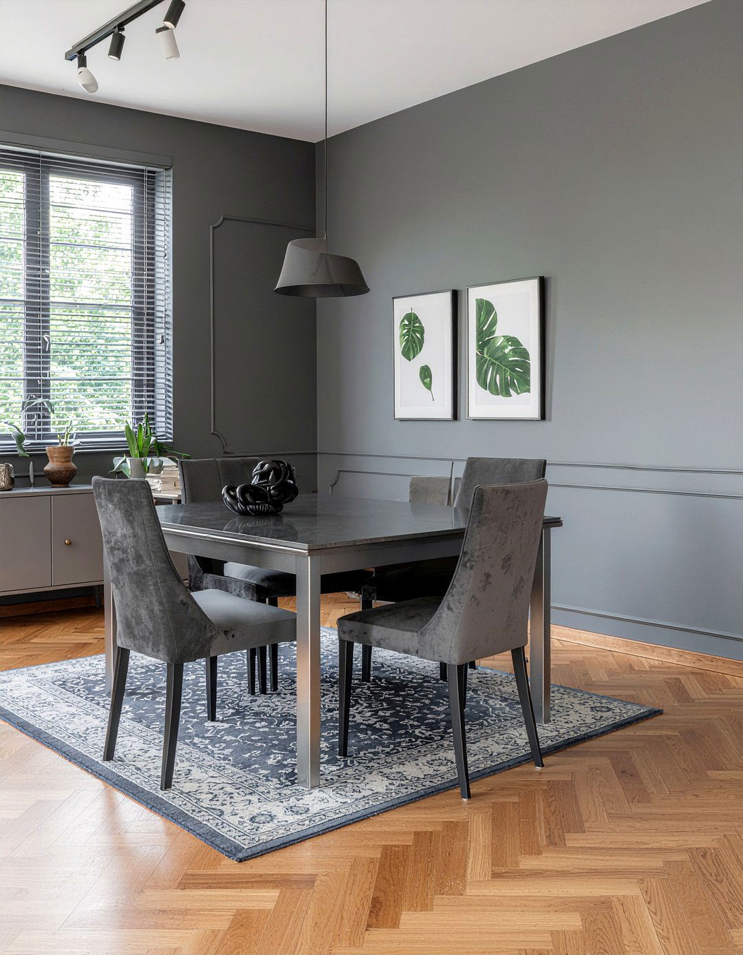 Gray formal dining room - 30 formal dining room ideas