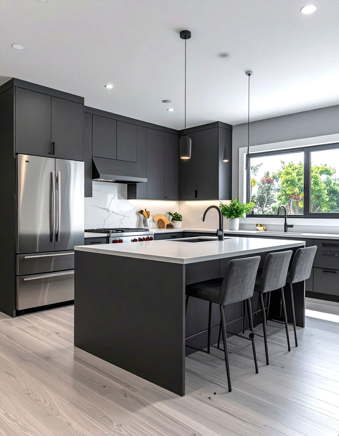 Gray kitchen - 30 stunning kitchen ideas