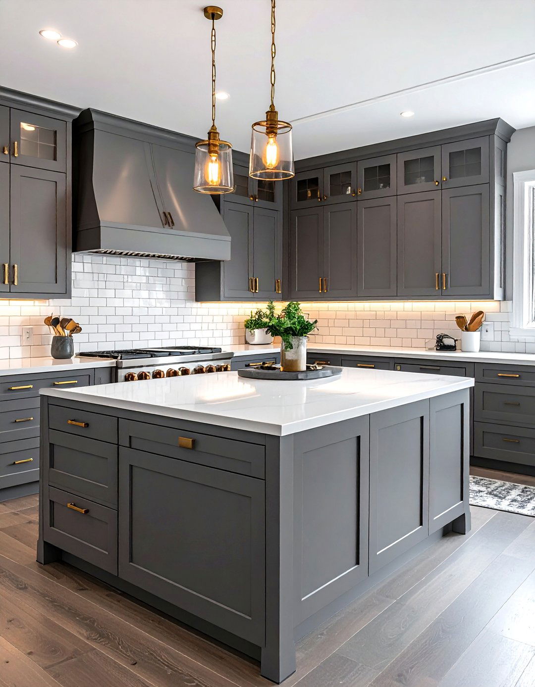 Gray kitchen cabinets - 30 gray decor ideas