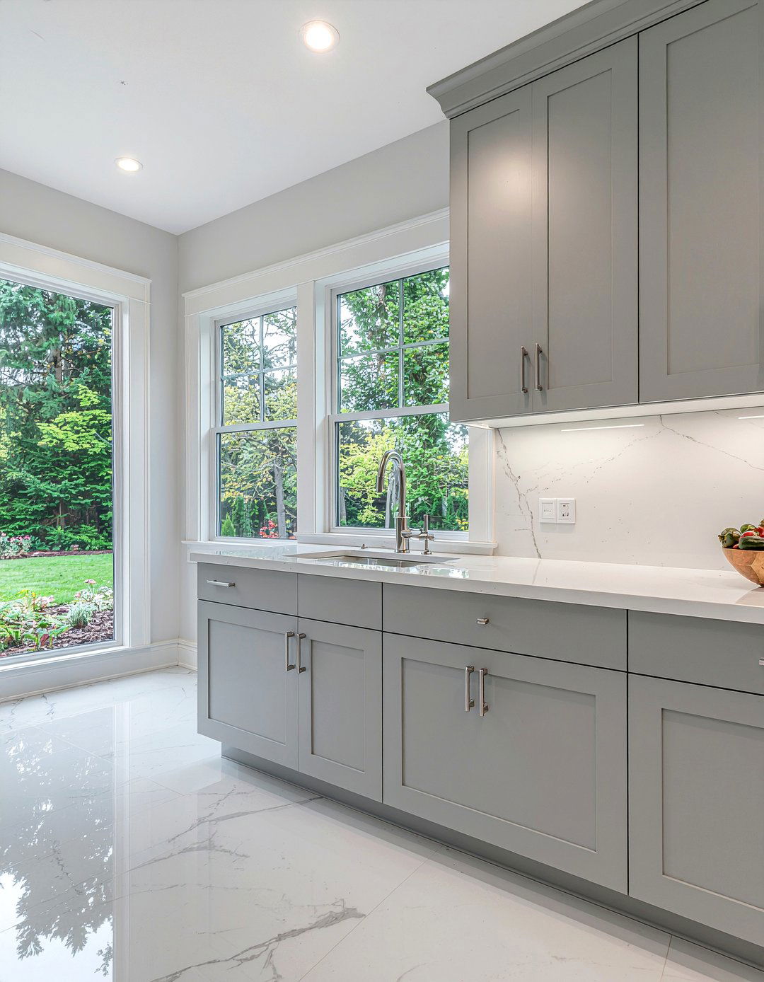 Gray kitchen cabinets - 30 modern farmhouse kitchen ideas