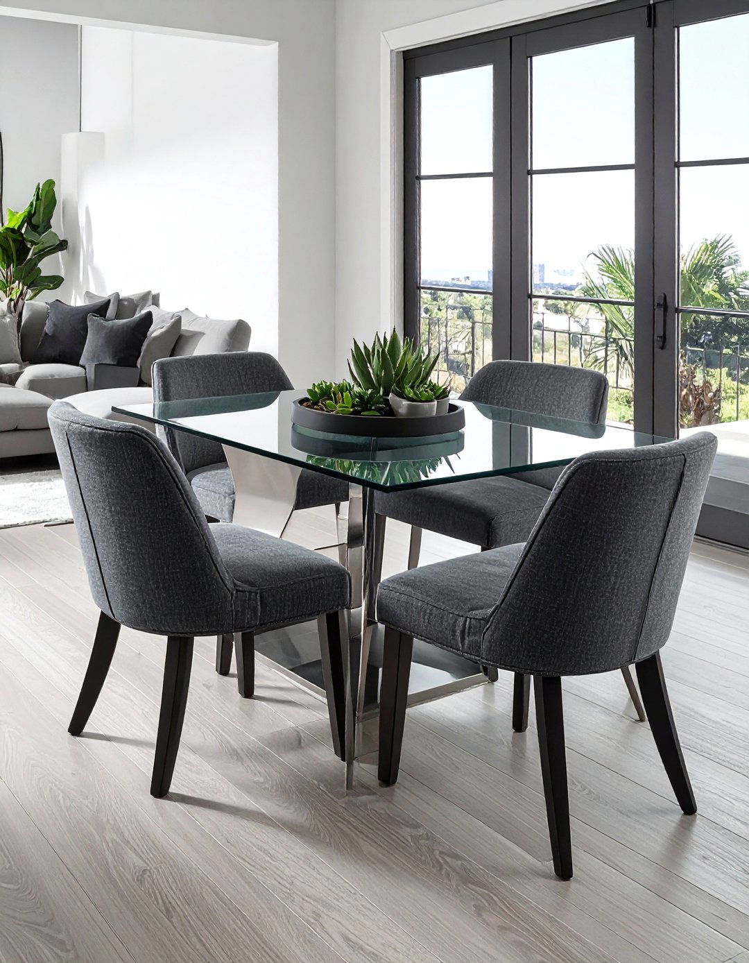 Gray parson chairs with slipcovers - 30 slipcovered dining chair ideas