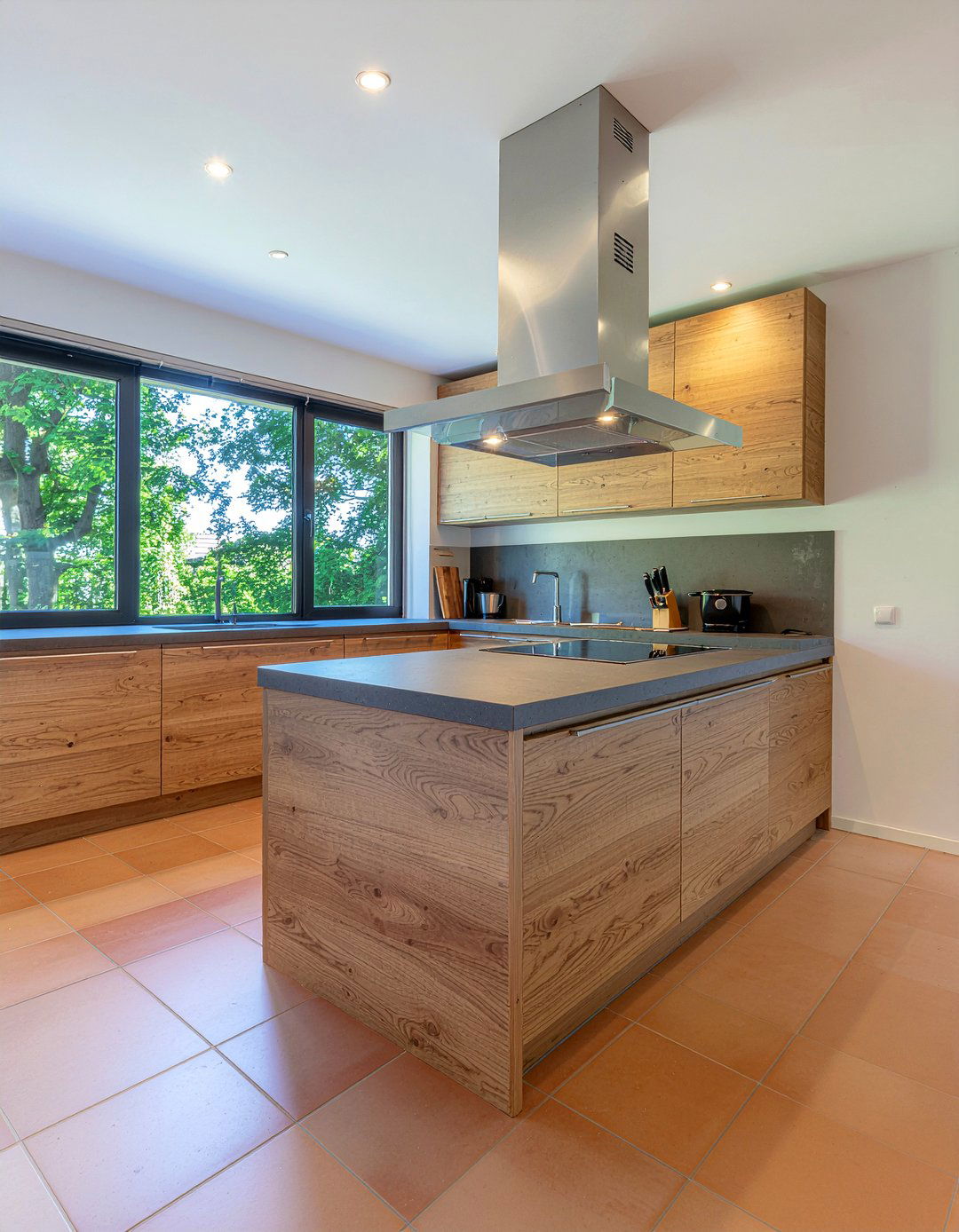 Gray slate kitchen countertops - 30 gray countertop kitchen ideas