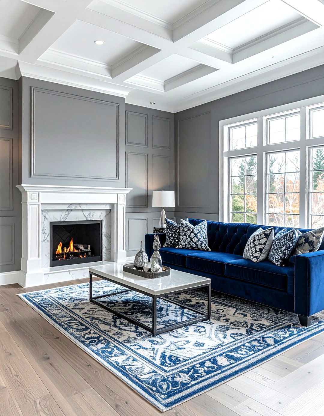 Gray tongue and groove paneling - 30 living room tongue and groove ideas