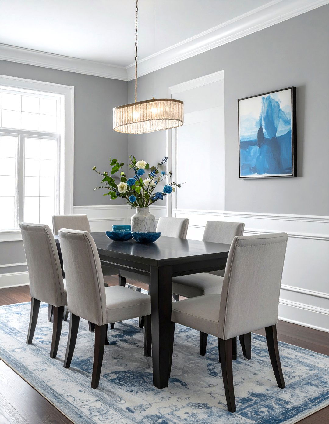 Gray traditional dining room - 30 updated traditional dining room ideas