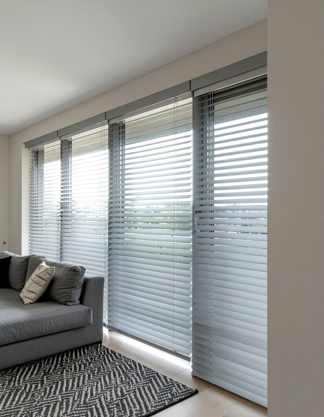 Gray vertical blinds - 30 living room vertical blinds