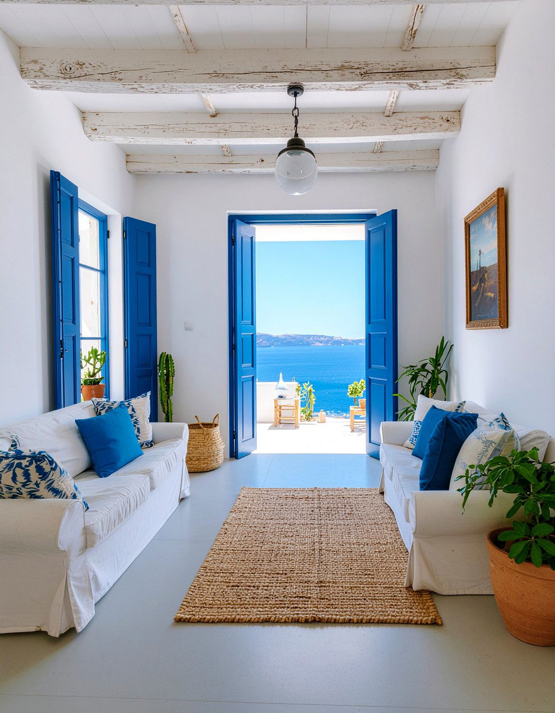 Greek Island Style Decor - 30 Greek living room ideas