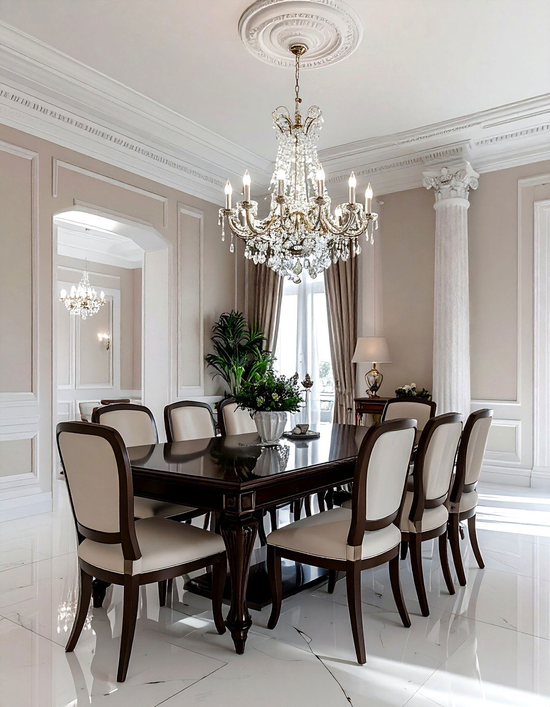 Greek Revival Formal Dining - 30 historic home decor ideas