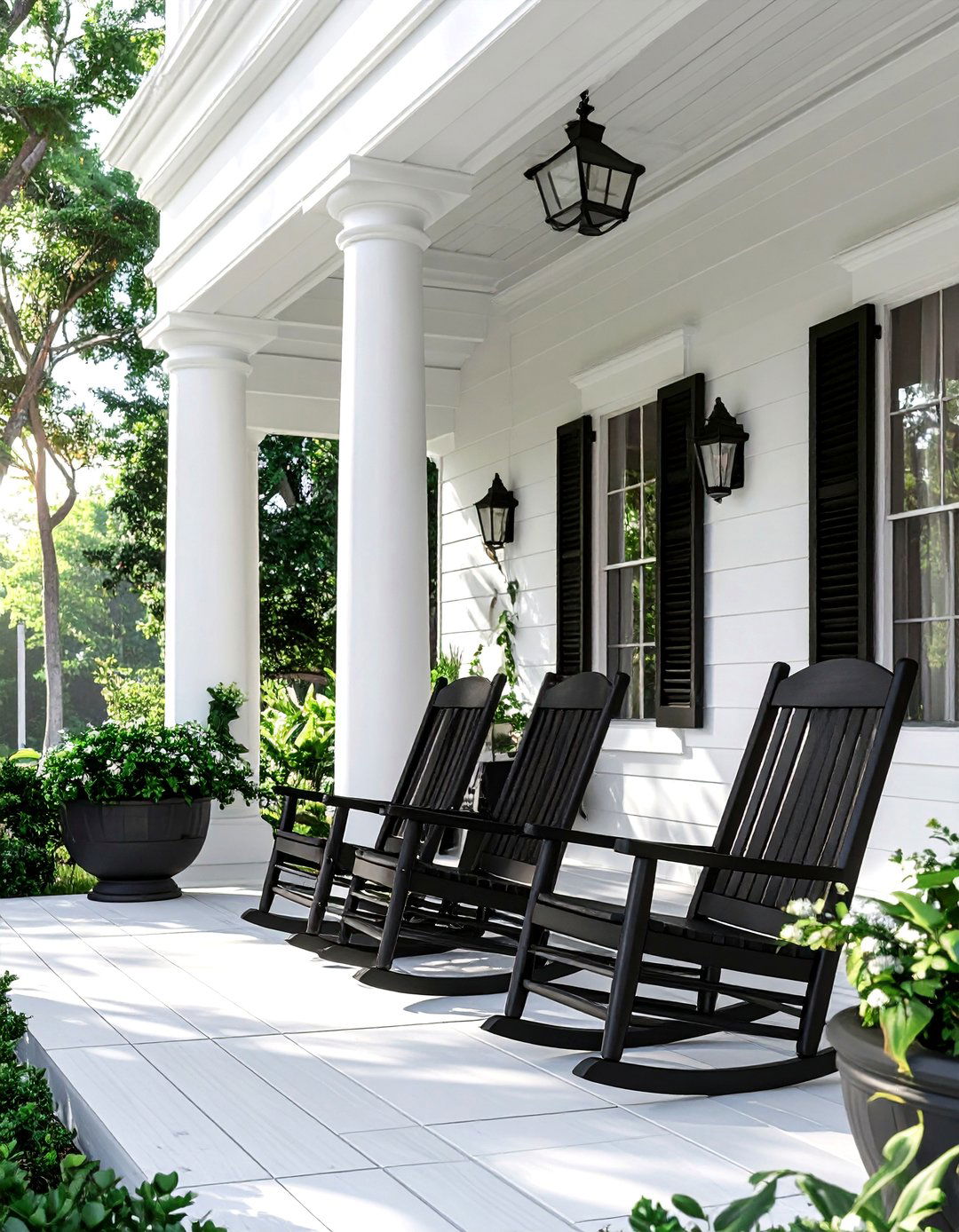 Greek Revival Porch - 30 period home decor ideas