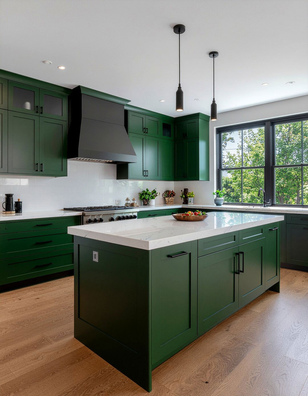 Green And Black Kitchen - 30 green kitchen ideas