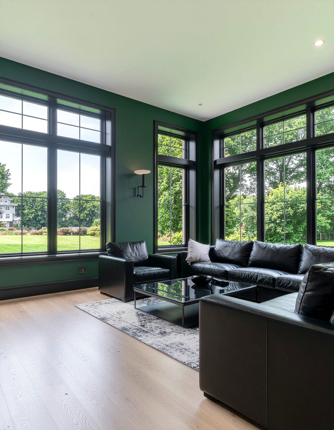 Green And Black Living Room - 30 green living room ideas