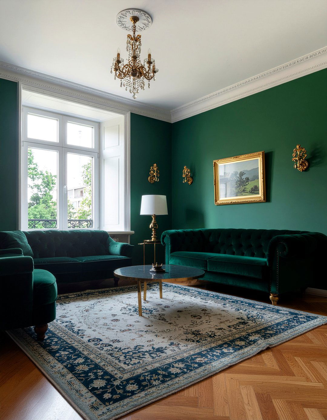 Green And Gold Living Room - 30 green living room ideas