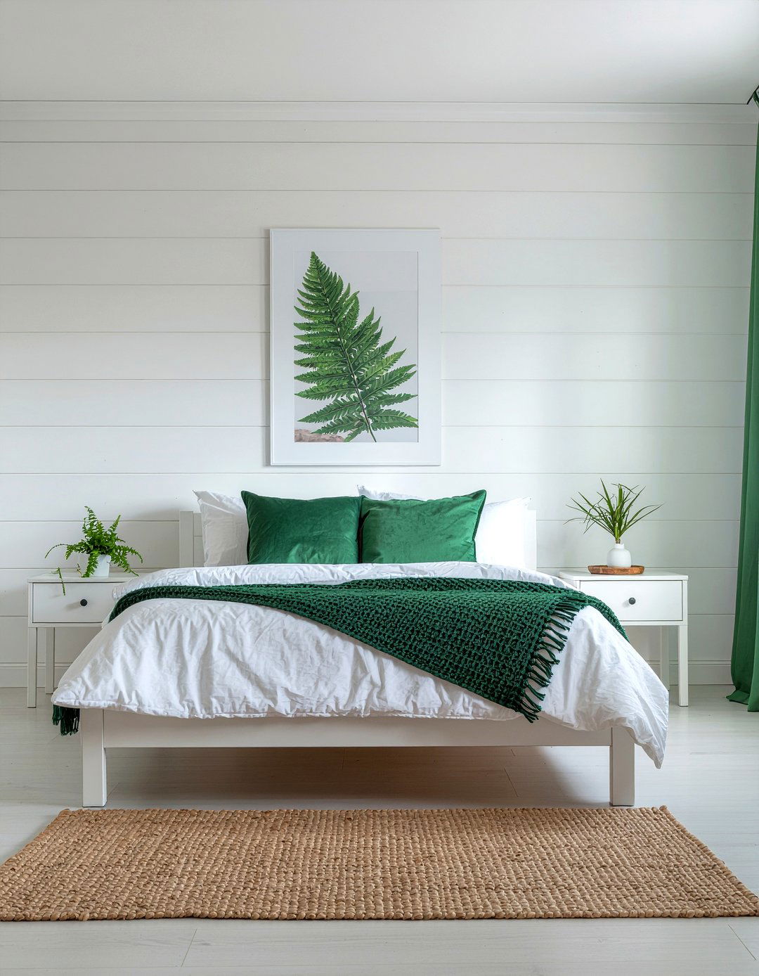 Green And White Bedroom - 30 green bedroom ideas