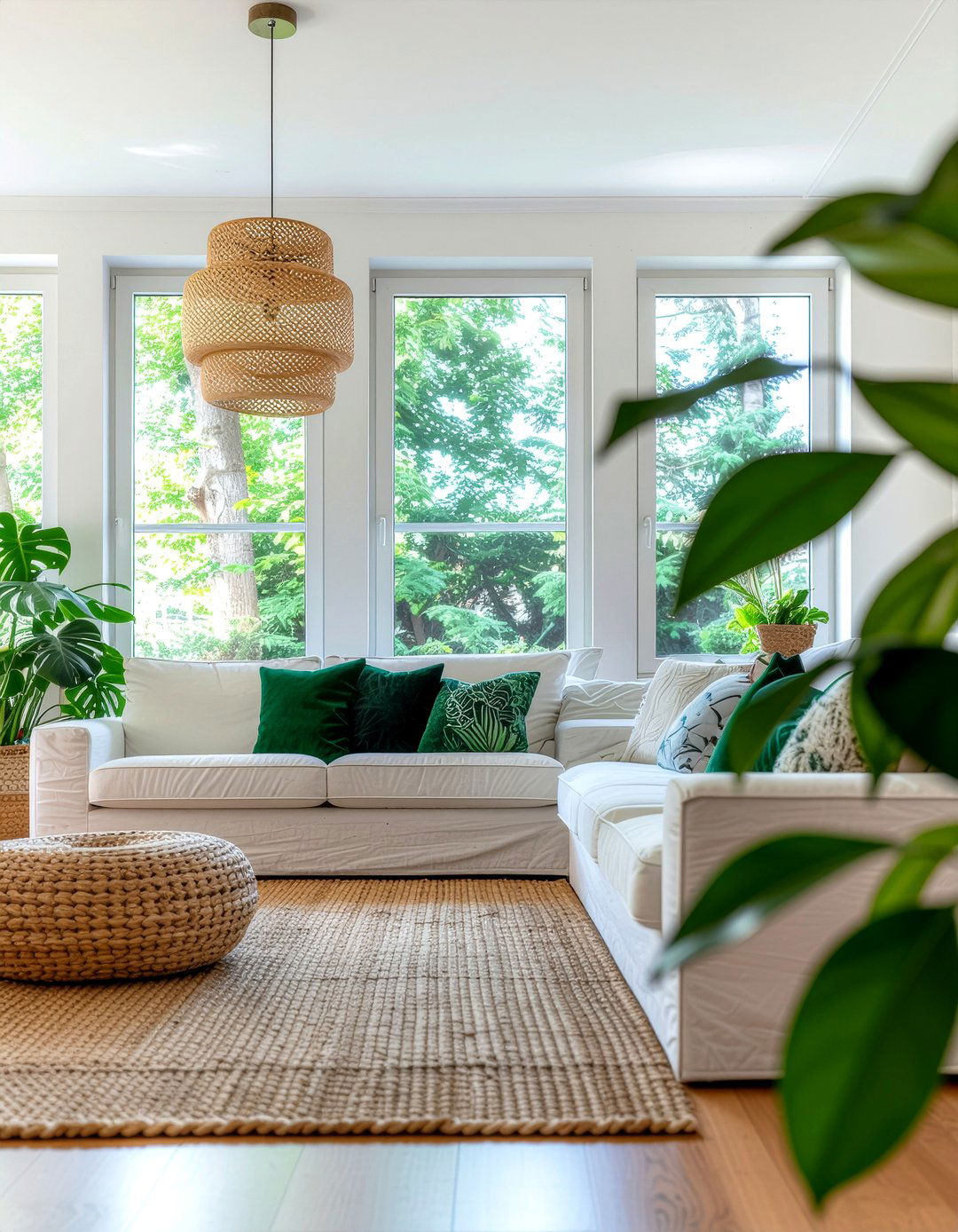 Green And White Living Room - 30 green living room ideas