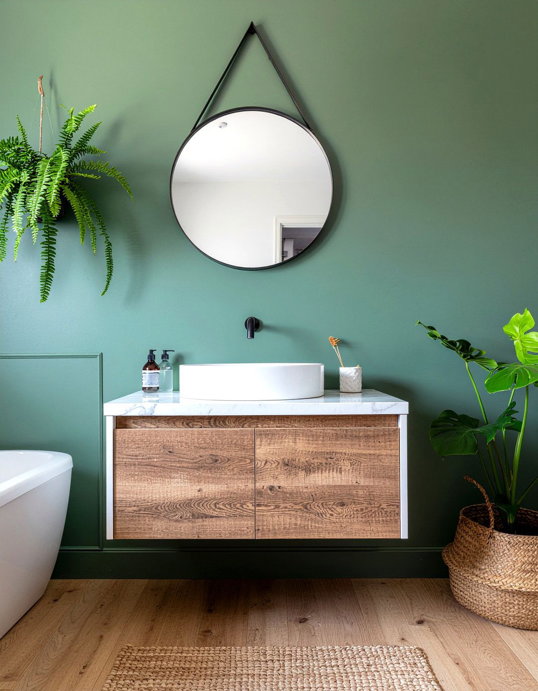 Green Bathroom - 30 bathroom inspo ideas