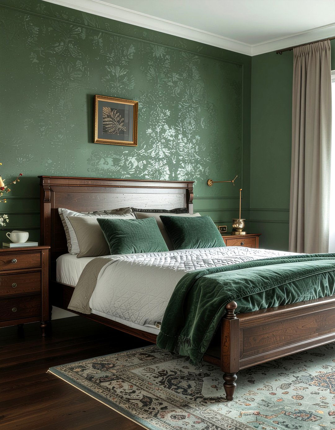 Green Bedroom Wallpaper - 30 bedroom wallpaper ideas