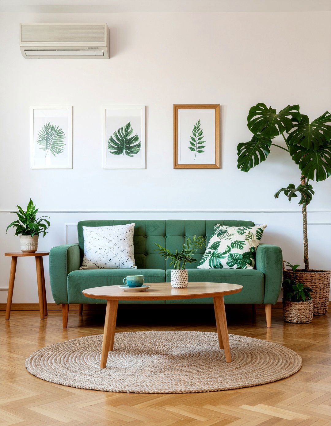 Green English Arm Sofa - 30 living room English arm sofa ideas