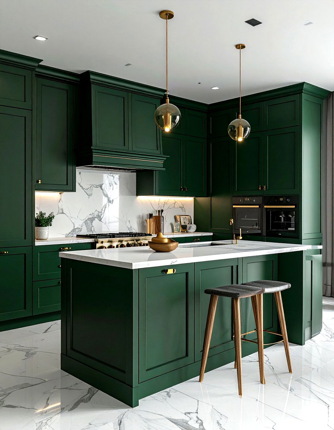 Green Kitchen Cabinet - 30 Southern kitchen ideas