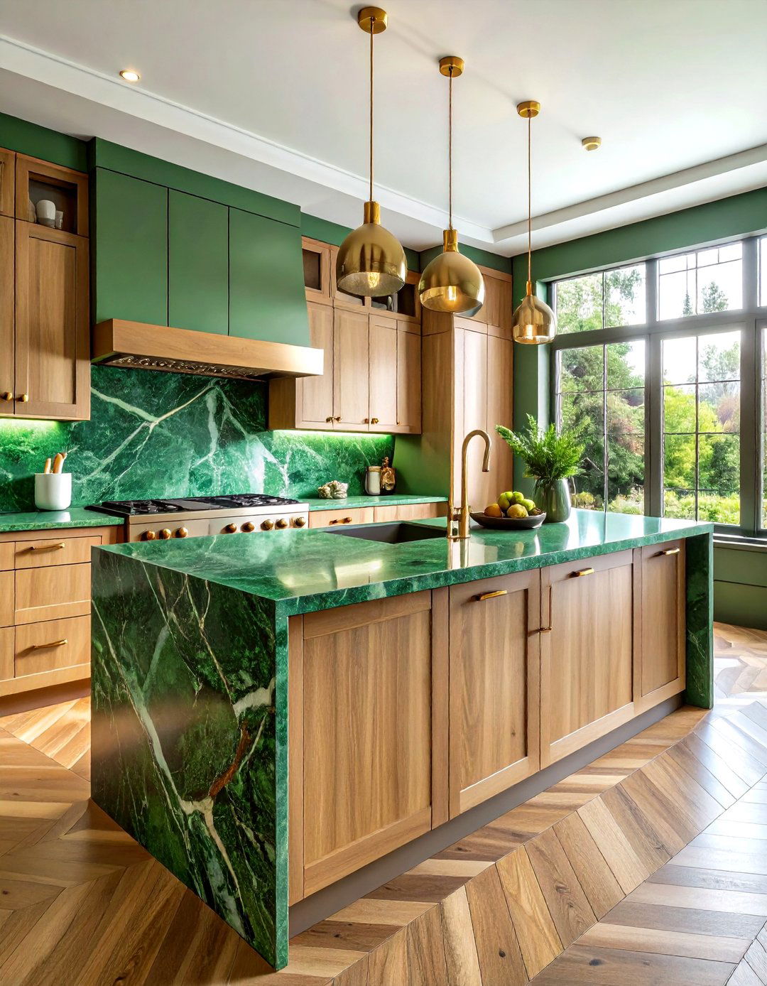Green Porcelain Kitchen Countertop - 30 porcelain countertop kitchen ideas