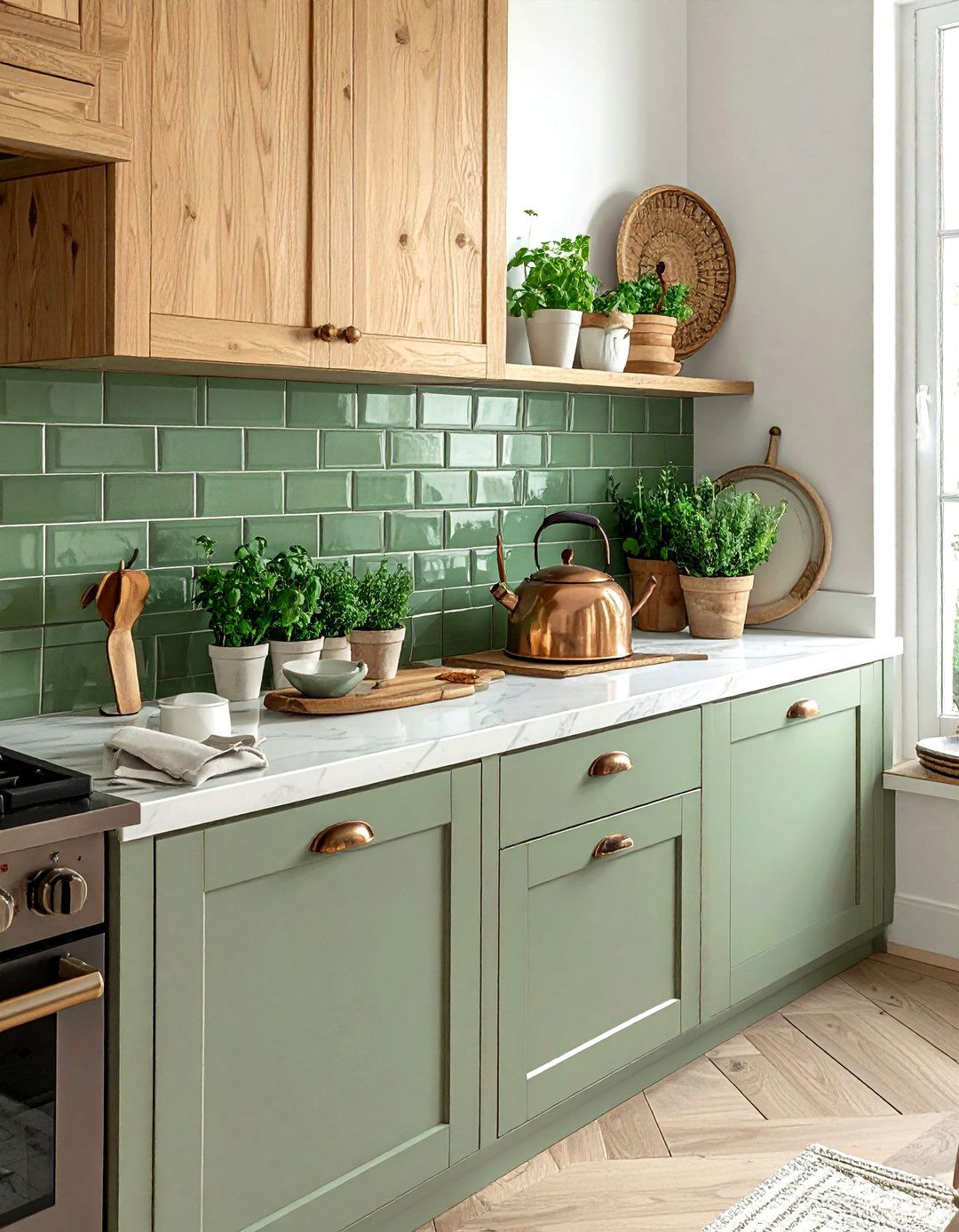 Green Subway Tile Backsplash - 30 subway tile kitchen backsplash ideas