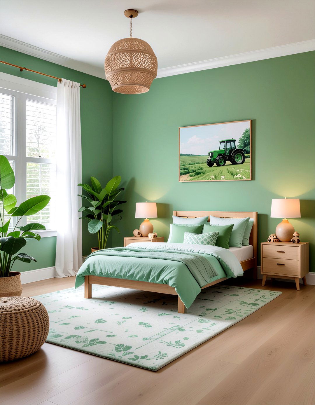 Green Truck Nursery - 30 truck bedroom ideas