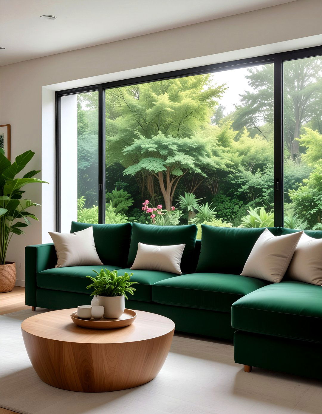 Green Velvet Modular Couch - 30 living room modular seating ideas