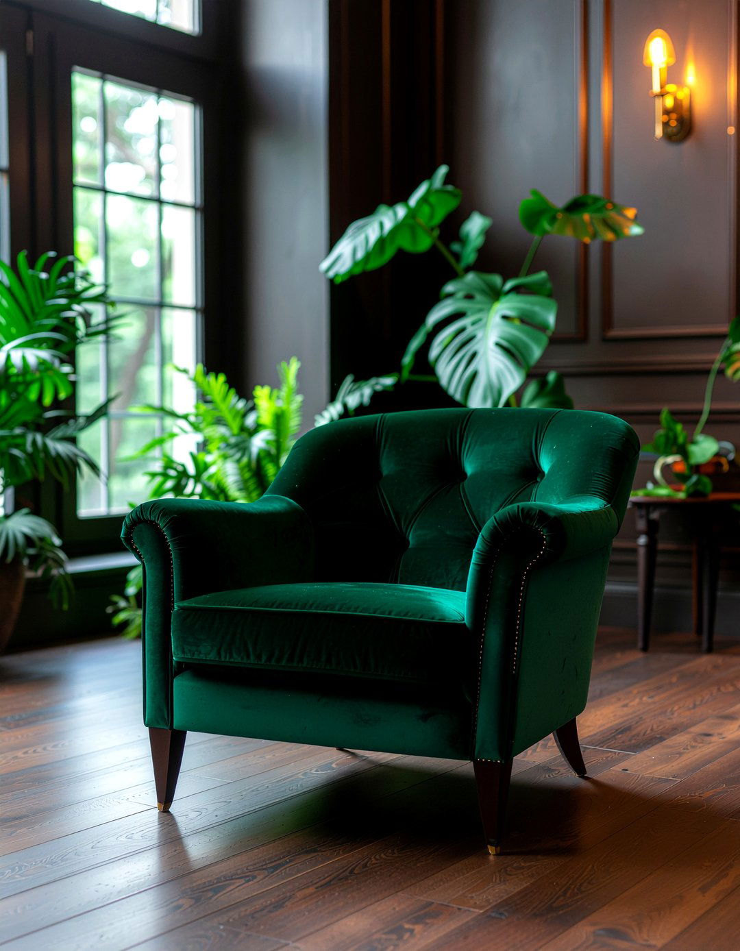 Green chair - 30 living room accent chair ideas