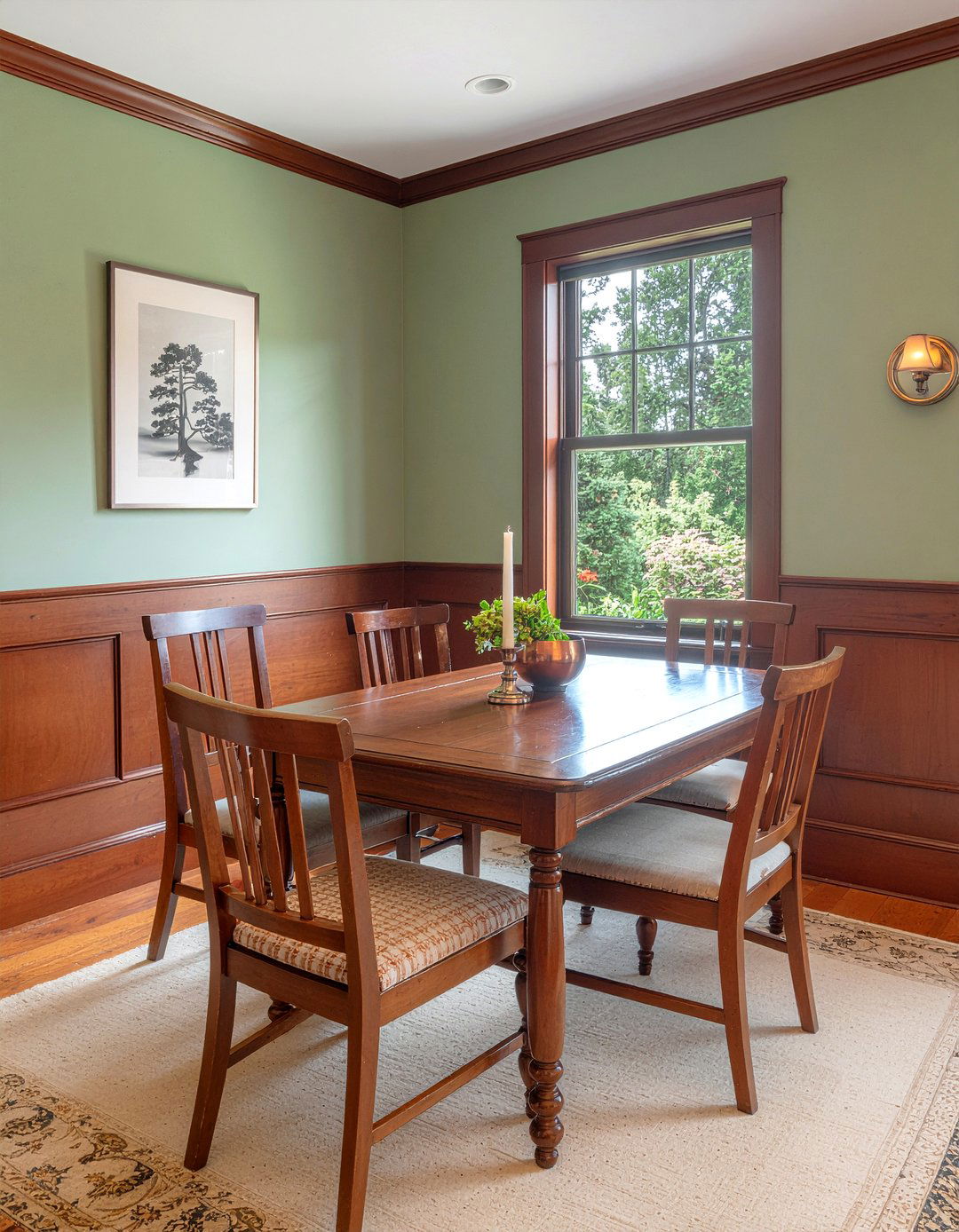 Green craftsman dining room walls - 30 craftsman dining room ideas