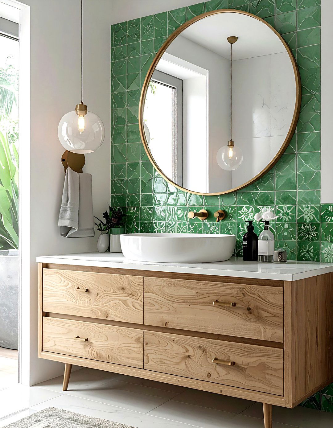 30 Cement Tile Bathroom Ideas for a Stunning Modern Retreat