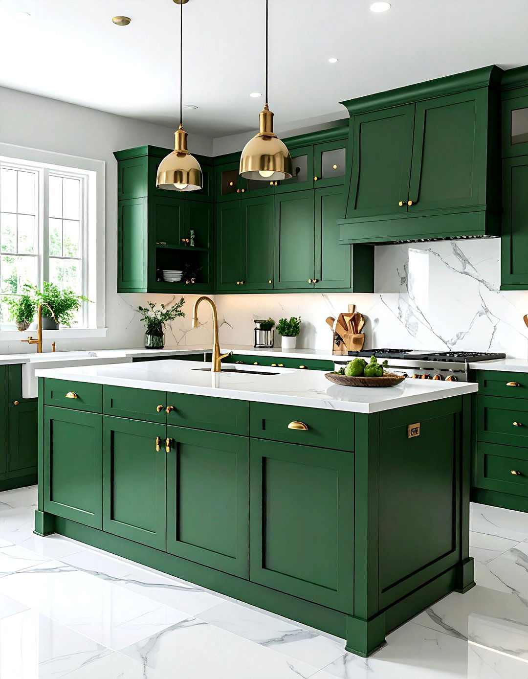 Green kitchen cabinets - 30 trending kitchen ideas