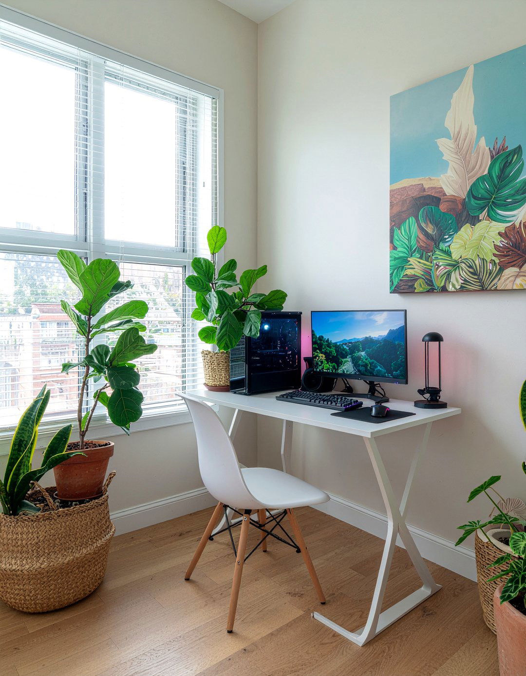 Greenery and gaming - 30 video game living room ideas