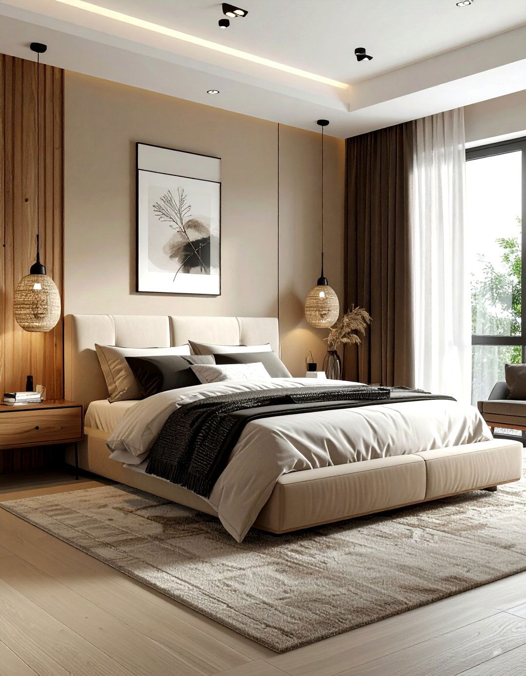 Greige Bedroom Walls - 30 bedroom accent color ideas